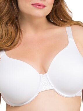 #1537 Vanity Fair Beauty Back Smoothing Full-Figure Contour Bra - Star White